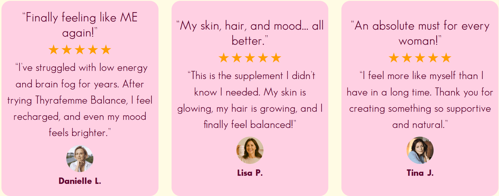 Thyrafemme Balance ratings